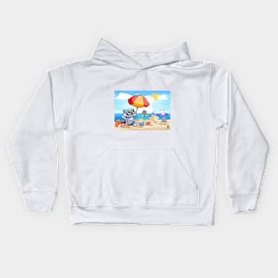 Cats family Kids Hoodie